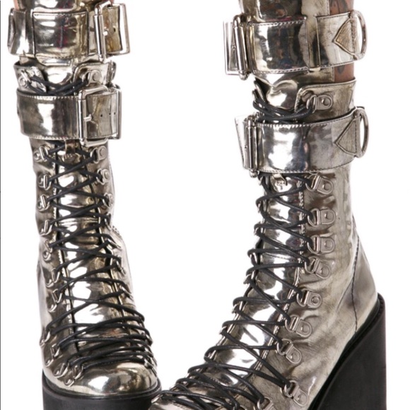 burning man platform boots